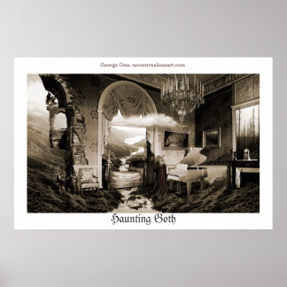 Haunting Goth eller Conception of Gothic Music Lor Poster