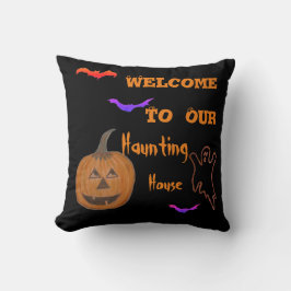 Haunting Halloween Dekorativ kudde