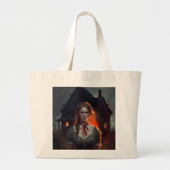 Haunting house jumbo tygkasse (Framsidan)