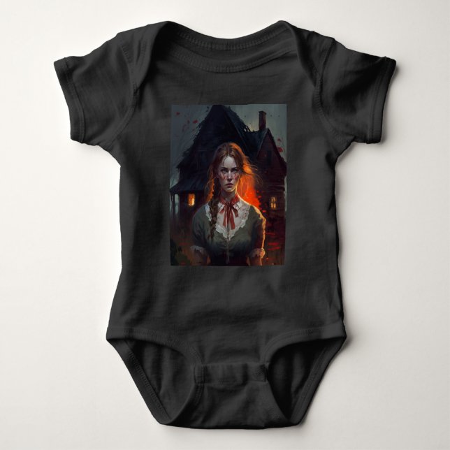 Haunting house t shirt (Framsida)