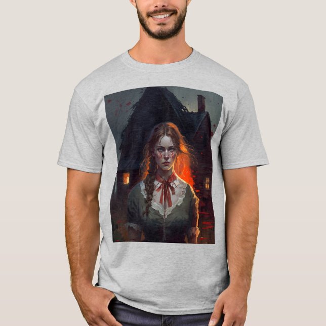 Haunting house t shirt (Framsida)