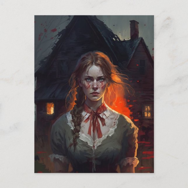 Haunting house vykort (Framsida)