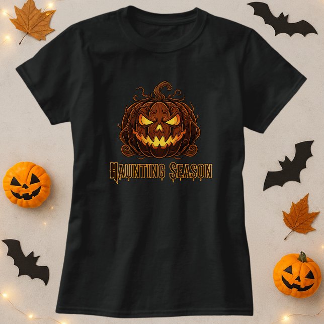 Haunting Season Pumpkin Jack-O′Lantern T Shirt (Skapare uppladdad)