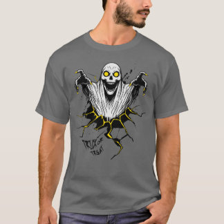 Haunting Skeleton Bus eller godis T-Shirt