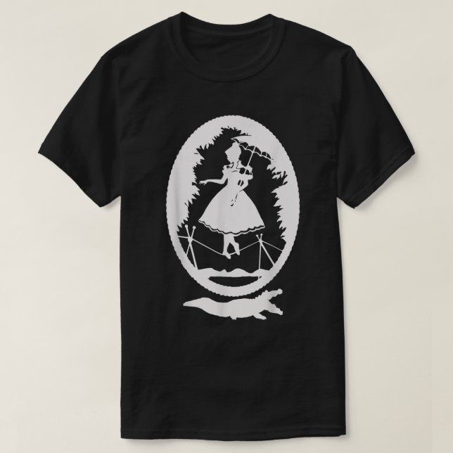 Haunting Tightrope Girl Gracey Mansion T Shirt (Design framsida)