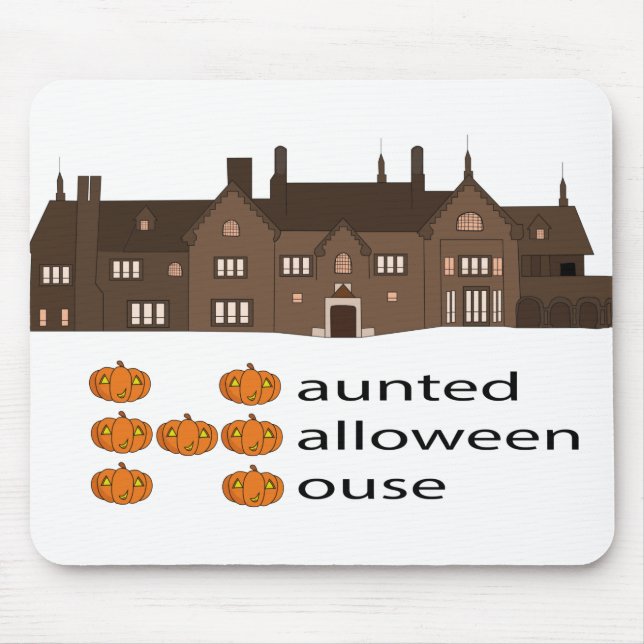 Haunween House Pumpkin Musmatta (Framsidan)