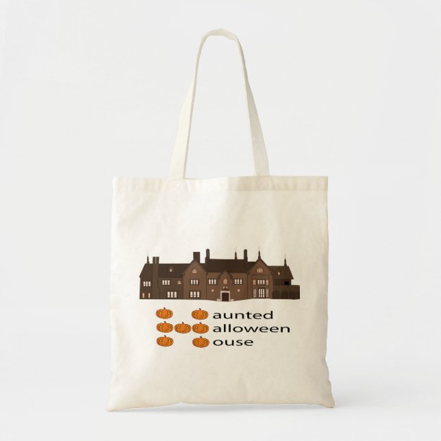 Haunween House Pumpkin Tygkasse (Framsidan)