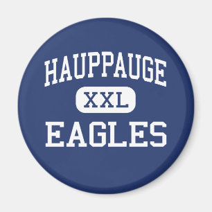 Hauppauge - örnar - kick - Hauppauge New York Magnet