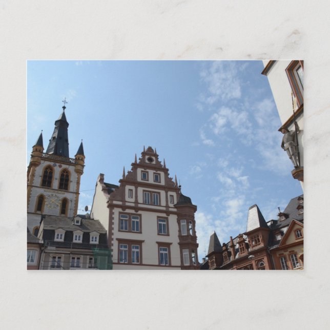 Hauptmarkt Trier Vykort (Framsida)