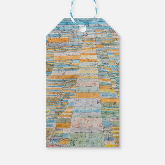 Hauptweg und Nebenwege - Paul Klee Presentetikett (Framsidan)
