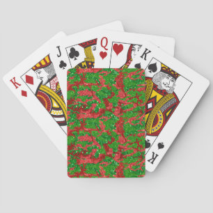 Haus Of Camo Xmas Glitter Kamouflage Casinokort
