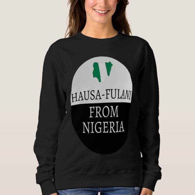 Hausa  Fulani From Nigeria  Ancestry Initiation DN T Shirt (Framsida)