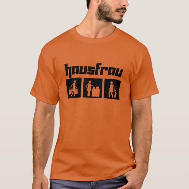 Hausfrau 2 t-shirt (Framsida)