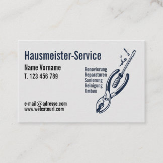 Hausmeister Service Visitkort