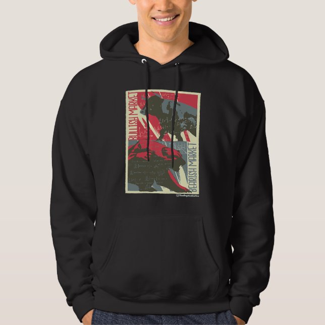 Hausse och baisse hoodie (Framsida)