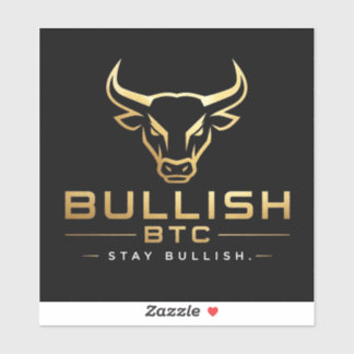 Hausse på btc klistermärken