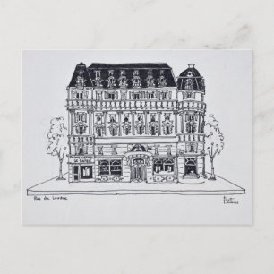 Haussmannarkitektur   Rue du Louvre, Paris Vykort