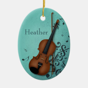 Haute Bohème Violinist Turcos Julgransprydnad Keramik