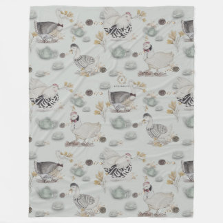 Haute Couture Ankor & Chicken Baby Fleece Blanket