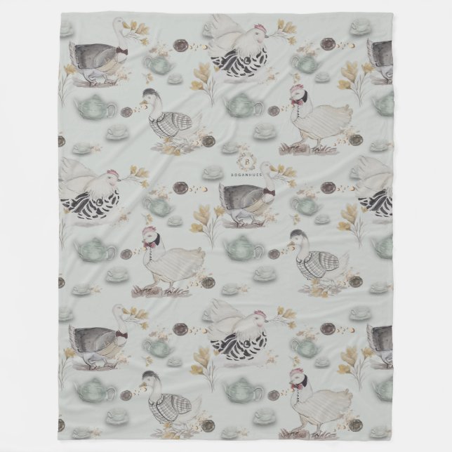 Haute Couture Ankor & Chicken Baby Fleece Blanket (Framsidan)
