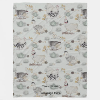 Haute Couture Ankor & Chicken Baby Fleece Blanket
