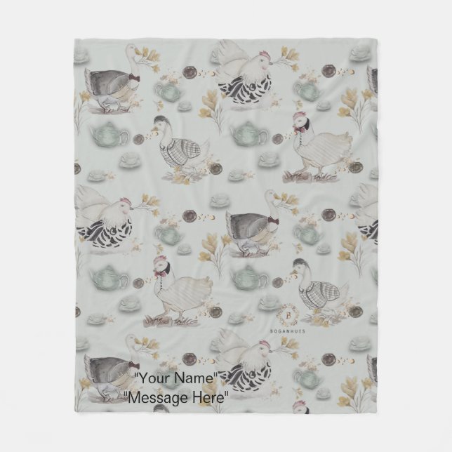 Haute Couture Ankor & Chicken Baby Fleece Blanket (Framsidan)
