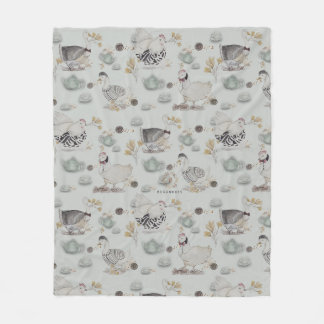 Haute Couture Ankor & Chicken Baby Fleece Blanket