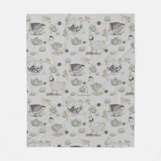 Haute Couture Ankor & Chicken Baby Fleece Blanket (Framsidan)
