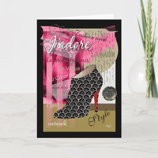 Haute Couture Card Kort (Framsida)