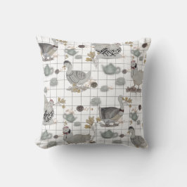 Haute Couture Chicken print Kudde
