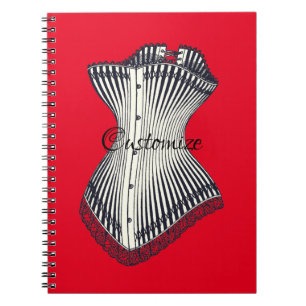 Haute Couture Corset Thunder_Cove Anteckningsbok