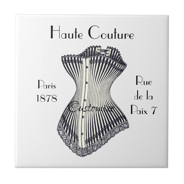 Haute Couture Corset Thunder_Cove        Kakelplatta (Framsidan)