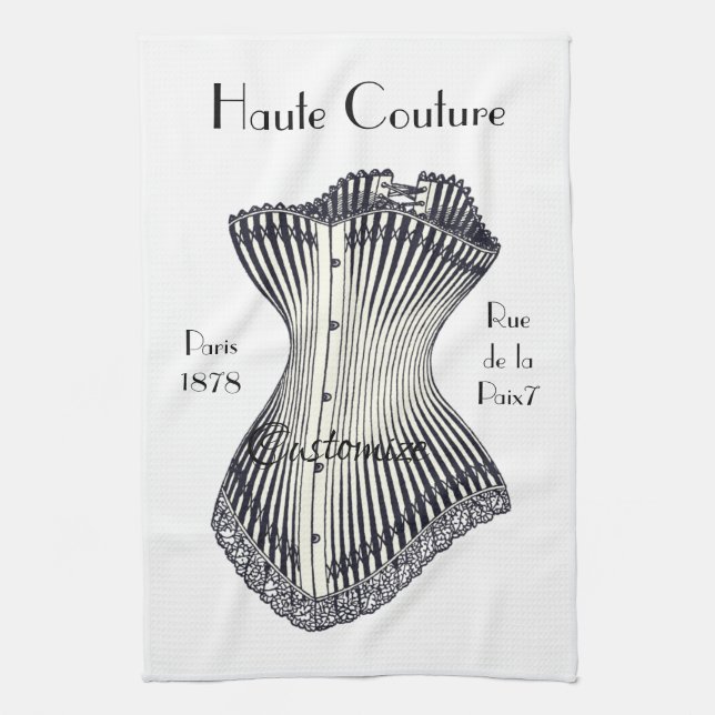 Haute Couture Corset Thunder_Cove Kökshandduk (Vertikal)