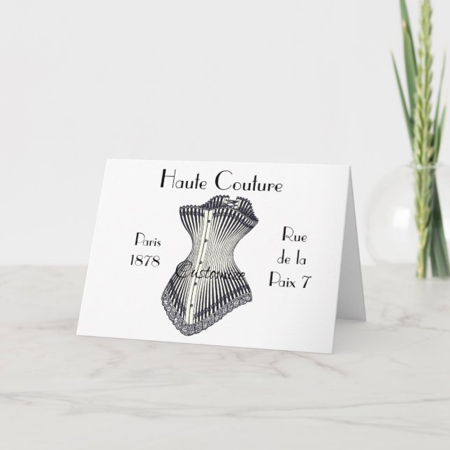 Haute Couture Corset Thunder_Cove Kort (Framsida)
