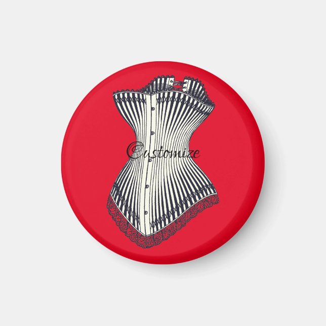 Haute Couture Corset Thunder_Cove Magnet (Framsidan)