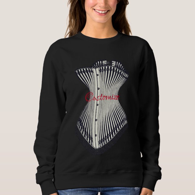 Haute Couture Corset Thunder_Cove Sweatshirt T Shirt (Framsida)