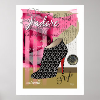 Haute Couture Poster Skriv ut
