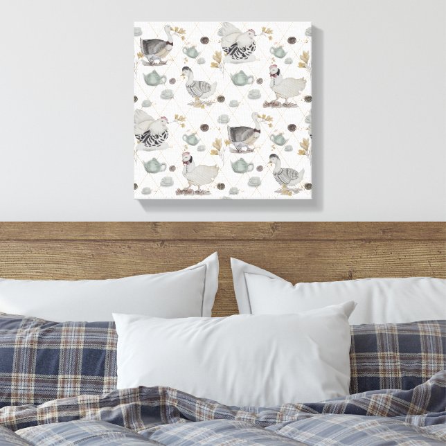 Haute Couture Theme Boganhues Artwork Canvastryck (Insitu (sovrum))