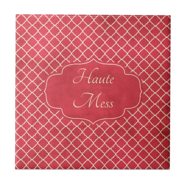 Haute  Funny Kakelplatta (Framsidan)