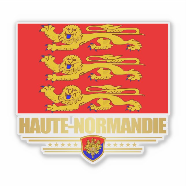 Haute-Normandie Klistermärken (Framsida)