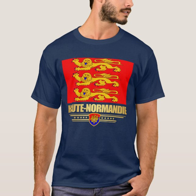 Haute-Normandie (övre Normandie) Tee (Framsida)