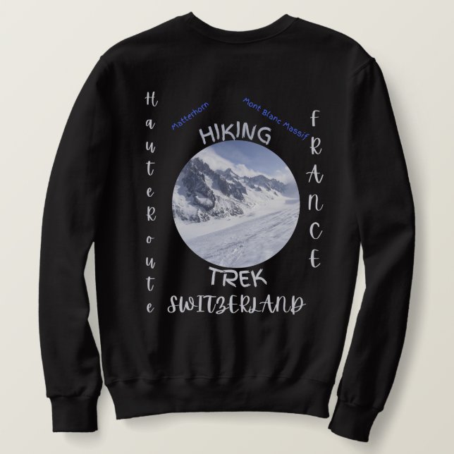Haute Route Hiker Lång Ärmad Tröja (Design baksida)