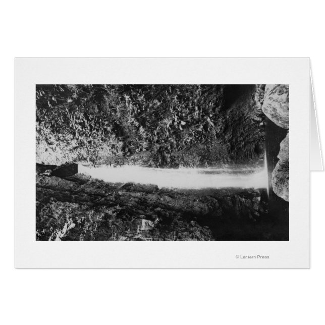 Hauula, HI - Helig Falls, Near Cooper Ranch Inn Hälsningskort (Framsidan Horizontal)