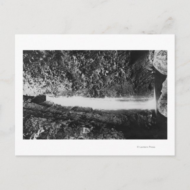 Hauula, HI - Helig Falls, Near Cooper Ranch Inn Vykort (Framsida)