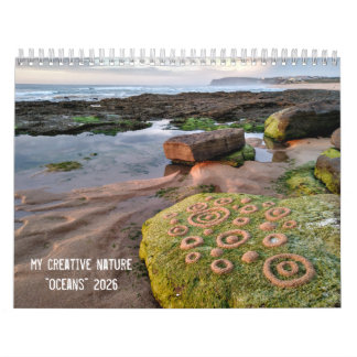 Hav 2026 Landart Kalender stenstrand konst