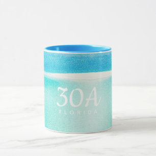 Hav 30A för Sand för strandglitter Sparkling Mugg
