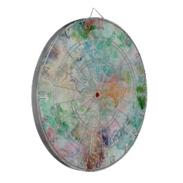 Hav Abstrakt Vattenfärg Grunge Mönster  Darttavla