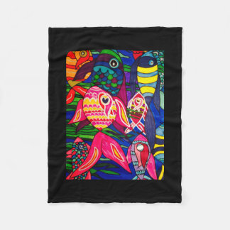 hav av fisken fleecefilt