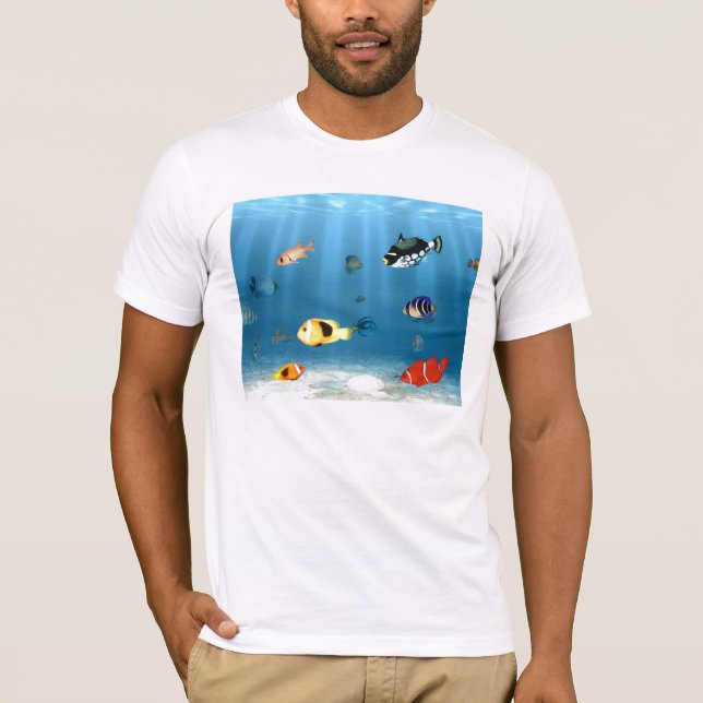 Hav av fisken tee shirt (Framsida)
