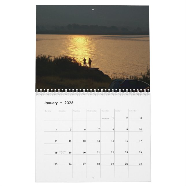 Hav av Galilee i exklusiva bilder Kalender (Jan 2026)